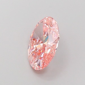 Diamant CVD rose vif fantaisie de forme ovale de luxe, cultivé en laboratoire, 3 carats, clarté VS1, très bonne finition, diamant non monté pour bijoux - Product Image 2