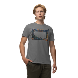 ชุดเสื้อยืดผ้าฝ้ายพิมพ์ลายแบบกำหนดเอง ชุดลำลองเข้าชุดกัน - Product Image 2