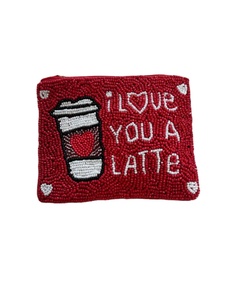 Monedero Elegante Hecho a Mano con Bordado de Cuentas con Diseño de Bordado a Mano de Monedero con la Frase 'LETS GO GIRLS', Hermoso y Lujoso - Product Image 2