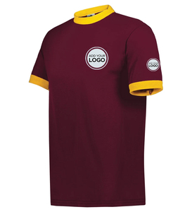 Ringer Short Sleeve <b>Wholesale</b> Price Tri-blend Tee Shirt - Product Image 6