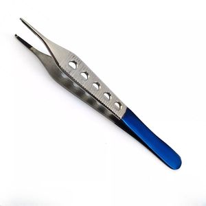 Pince à tissus Adson 12 cm en acier inoxydable allemand, 1x2 dents, pinces anatomiques droites, instrument chirurgical STML manuel HC-CL-148 - Product Image 4