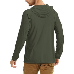 Sudadera con Capucha para Hombre, Corte Regular, Invierno, Color Sólido, Ecológica, Ligera, Transpirable, Tejido Elástico, Cómoda para Entrenamientos en el Gimnasio - Product Image 5