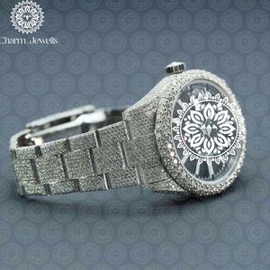 Charm_Jewells Luxury Women's Crystal <b>Watch</b> Stainless Steel Bracelet Round Dial Analog Quartz Movement 38mm Fashion Jewelry - Product Image 2