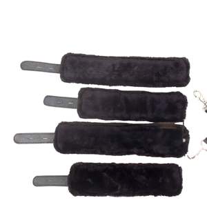 สายรัดหลังหนังแท้พร้อมสายรัดข้อมือสำหรับการเล่นแบบควบคุม - Product Image 6