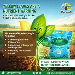 100% Purity Granular Organic Manure Fertilizer Water Easily Controlled Release | Bhu-Unnati Nutrient Magic 25Kg Bulk Pack - Product Image 2