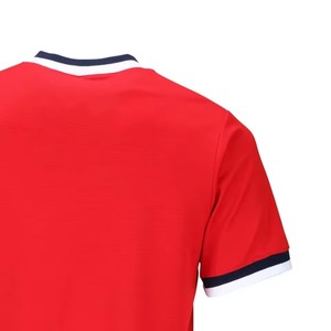 เสื้อเบสบอลพิมพ์ลายแบบ Heat-Transfer รับผลิตตามสั่ง (OEM) ชุดทีม 100% โพลีเอสเตอร์ ระบายอากาศได้ดี ป้องกันแบคทีเรีย UPF 50 เสื้อกีฬาแขนสั้นสำหรับผู้ชาย - Product Image 5