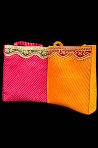Cadeaux de mariage pour femmes, cadeaux Haldi Mehendi, sacs cadeaux pour la mariée et le marié, pochettes, cadeaux indiens pour sangeet, mehndi, nikkah, dholki - Product Image 2
