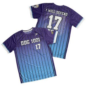 Full Button Baseball Jersey Men Women Breathable Lightweight Polyester Custom Number Name Team Logo OEM ODM Bulk Wholesale - Product Image 5