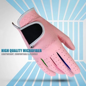 Gants de golf en cuir synthétique de qualité supérieure, paume blanche, pour adultes, respirants, avec petits trous autour des doigts pour un séchage rapide et un confort optimal - Product Image 5