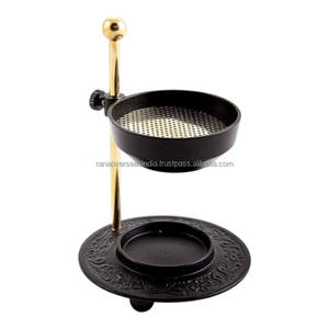 เตาเผากำยานทองเหลืองปรับระดับความสูงได้ กลิ่นไม้กฤษณา ไม้จันทน์หอม มะลิ สำหรับฤดูใบไม้ผลิ ฤดูร้อน ทุกฤดู ทำด้วยมือ สำหรับการทำสมาธิ สไตล์อินเดีย - Product Image 4