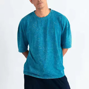 Bulk Wholesale High Quality Heavy <b>Weight</b> Thick Tshirt Customized Printing <b>Blank</b> Regular Fit Cotton T Shirt Men Quick Dry - Product Image 4