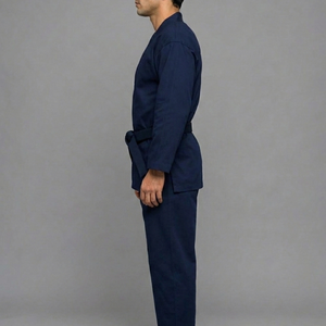 Uniformes de Taekwondo AKEWAL professionnels de haute qualité, 65% coton, 35% polyester, respirants, durables, légers, séchage rapide - Product Image 3
