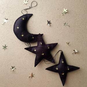 Metal Beaded Tree Christmas Ornaments Traditional Handicraft Decorations Gold Silver Color - Product Image 4