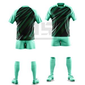 Tenue de compétition de rugby personnalisée, kit sublimé, broderie 3D, antibactérien, coupe-vent, léger, respirant, performance - Product Image 6