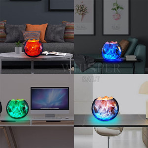 Lampe d'Ambiance au Sel RGB la Plus Vendue, Lampe d'Ambiance au Sel RGB en Cristal Naturel, Décoration d'Intérieur, Lampe d'Ambiance au Sel RGB - Product Image 3
