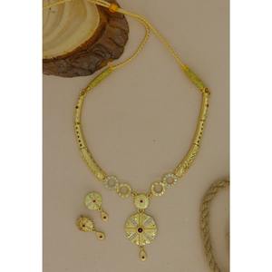 Modern Luxury Micro Plated Premium Quality New Design Fine Necklace Set <b>Wedding</b> and Traditional Wear for Women and Bridal Girls - Product Image 4