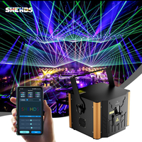 Lumière laser d'animation RGB professionnelle 6W, éclairage de scène pleine couleur avec ILDA pour DJ, discothèque, mariage, spectacle