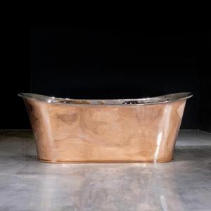 Bañera de Cobre Sólido Hecha a Mano, Elegante y de Primera Calidad, para una Decoración de Baño de Lujo y una Experiencia de Spa Relajante - Product Image 2