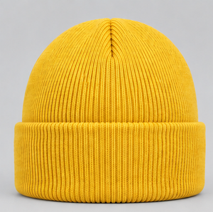 Premium Custom Beanie <b>Hats</b> Knitted <b>Winter</b> Caps For Men <b>Women</b> Kids Plain Cuffed Ribbed Toques Personalized Embroidery Logo Warm - Product Image 4
