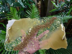 Handmade Elegant Epoxy Resin <b>tray</b> / <b>Trinket</b> <b>Tray</b> / Serving <b>Tray</b> - Product Image 4