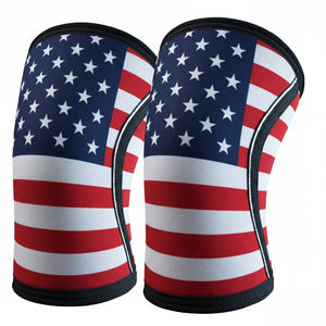 Soporte de Codo de Neopreno de 9MM para Levantamiento de Pesas, Sublimado, para Entrenamiento y Fitness, Fabricado en EE. UU. - Product Image 1