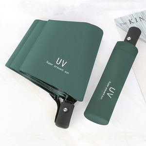 Paraguas Promocional de Diseño Nuevo OEM, Portátil, con Protección UV, Plegable en 3 Secciones, con Logotipo Personalizado, Automático - Product Image 1