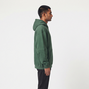 Sweat à capuche oversize pour homme, coupe ample, épaules tombantes, 100% polyester polaire, style streetwear, hiver, avec cordon de serrage - Product Image 3