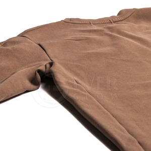 Sudadera masculina con cuello redondo Diseño caliente OEM Sudadera lisa de algodón y poliéster hecha a medida para hombre con manga larga - Product Image 5