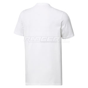 Camiseta de Alta Calidad para Hombre, Mezcla de Algodón, Marca Privada, Blanca, con Logotipo Personalizado, Transpirable, Informal, para Gimnasio - Product Image 3