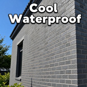 Moisture Proof Solar Heat Reflective Anti Efflorescence 1K <b>Waterproof</b> Coating Eco Friendly For Brick Masonry Low VOC Exterior - Product Image 3