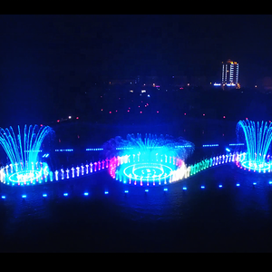 Fuente Musical Exterior LED de Acero Inoxidable Moderna, Grande, Personalizada y de Buena Calidad Profesional - Product Image 5