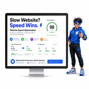 Optimización de la Velocidad del Sitio Web para Sitios Web Empresariales para Mejorar la Experiencia de Usuario, la Confianza en la Búsqueda y el Rendimiento Preparado para IA, Crecimiento en Línea - Product Image 1