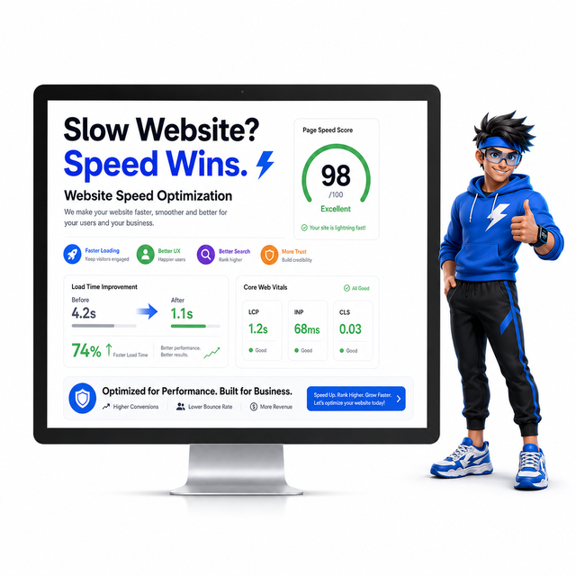 Website Speed Optimization for Business Websites to Improve Loading UX Search Trust and AI Ready Performance Growth Online