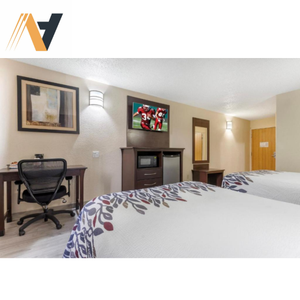 Juego de dormitorio contemporáneo inspirado en Red Roof - Muebles de hostelería de MDF+LPL para hoteles de 3 estrellas - Directo de fábrica en Vietnam - Product Image 4