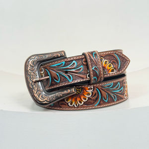 เข็มขัดหนังวัวแท้สำหรับผู้ชายและผู้หญิงปรับได้เข็มขัดหนังวัวแท้ - Product Image 4