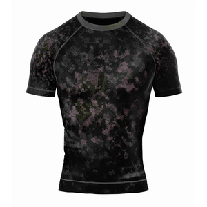เสื้อรัดรูปแขนยาวสำหรับผู้ชาย ซับเหงื่อ แห้งเร็ว สำหรับเล่นกีฬา พร้อมโลโก้แบบกำหนดเอง - Product Image 4