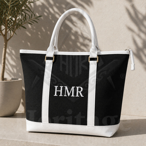 Sacs fourre-tout en toile de coton légers et élégants pour ordres maçonniques, confréries grecques et sororités – Sacs à main pour ordinateur portable - Product Image 5