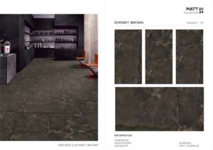 Azulejo de Porcelana Mate Premium de Gran Formato 600x1200, Superficie Premium para Pared y Suelo, Colección de Diseño Moderno para Interiores y Exteriores - Product Image 4