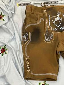 Pantalones Lederhosen Bávaros Alemanes Premium para Hombre, Casuales, Ecológicos, Impermeables, Resistentes al Viento, de Secado Rápido, Hasta la Rodilla, para Oktoberfest - Product Image 5