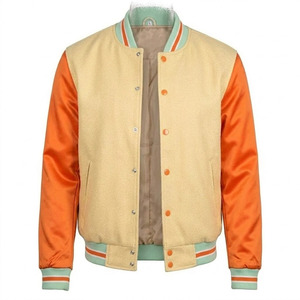 Wholesale rate Men's Streetwear Bomber <b>Jacket</b> Customized Top Quality Varsity <b>Jacket</b> - Product Image 2