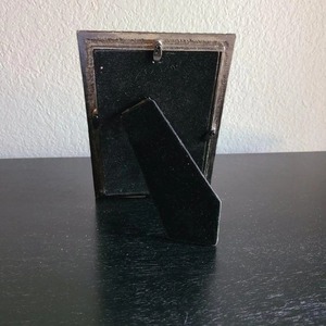 Rectangular Vertical Metal Photo <b>Frame</b> <b>with</b> Ornate Scroll Design Tabletop Display - Product Image 4