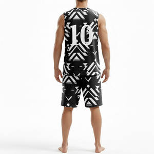 Tenues de basket-ball personnalisées de haute qualité, maillots de basket-ball par sublimation, vente en gros, fabrication professionnelle, 100 % polyester respirant - Product Image 2