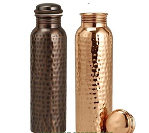 <b>Copper</b> Eco-Friendly Luxury Water Bottle for Home Dining and Elegant <b>Table</b> Settings - Product Image 1