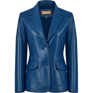 Abrigo Largo de Cuero Genuino de Lujo para Mujer, Elegante, Sofisticado, Chaqueta de Invierno a la Moda, Estilo Personalizado - Product Image 5