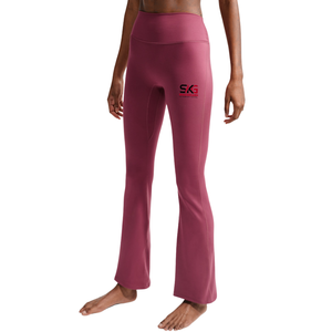 Leggings de yoga évasés taille haute pour femme, élastiques, sans coutures, extensibles dans quatre directions, écologiques, séchage rapide, effet ventre plat et froncé aux fesses - Product Image 1