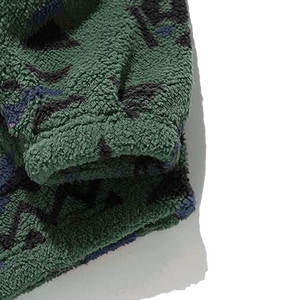 Sweat-shirt décontracté en coton avec fermeture éclair, couleur unie, imprimé numérique, coupe ample, pull confortable pour la saison hivernale - Product Image 5