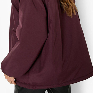 High Quality Material 100% Cotton Breathable <b>Women's</b> Bomber <b>Jacket</b> Polyester Filling Latest Design Winter Outerwear for <b>Women</b> - Product Image 5