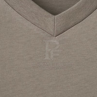 T-shirt pour homme en coton 100% de bonne qualité, col en V, dernière arrivée, couleur personnalisée, coupe classique, uni, décontracté, écologique