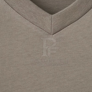 Camiseta de Cuello en V para Hombre, 100% Algodón, de Buena Calidad, Última Llegada, Color Personalizado, Corte Regular, Sólida, Casual, Ecológica - Product Image 5