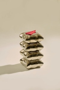 Mesa de Centro Moderna de Metal con Diseño Geométrico, Mueble Contemporáneo para Sala de Estar, Pieza Decorativa para el Hogar - Product Image 6
